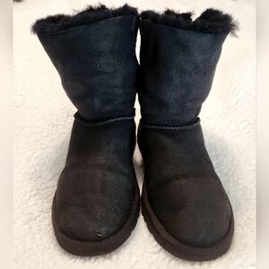 UGG Boots Women's Bailey Bow II Black Size 6